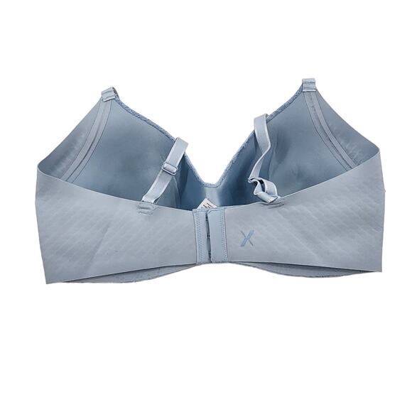 Knix Blue Lace Wing Woman Wireless Full Coverage Contour Bra Size 7 36E/F - Picture 4 of 6